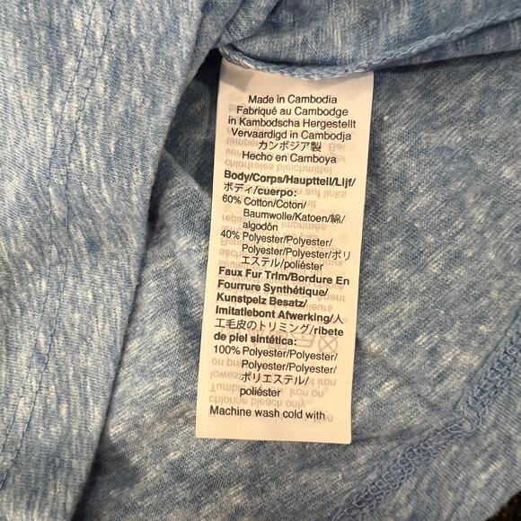 NWT J. Crew Boys' Light Blue W/Sherpa Owl Long Sleeve Tee - Picture 8 of 8